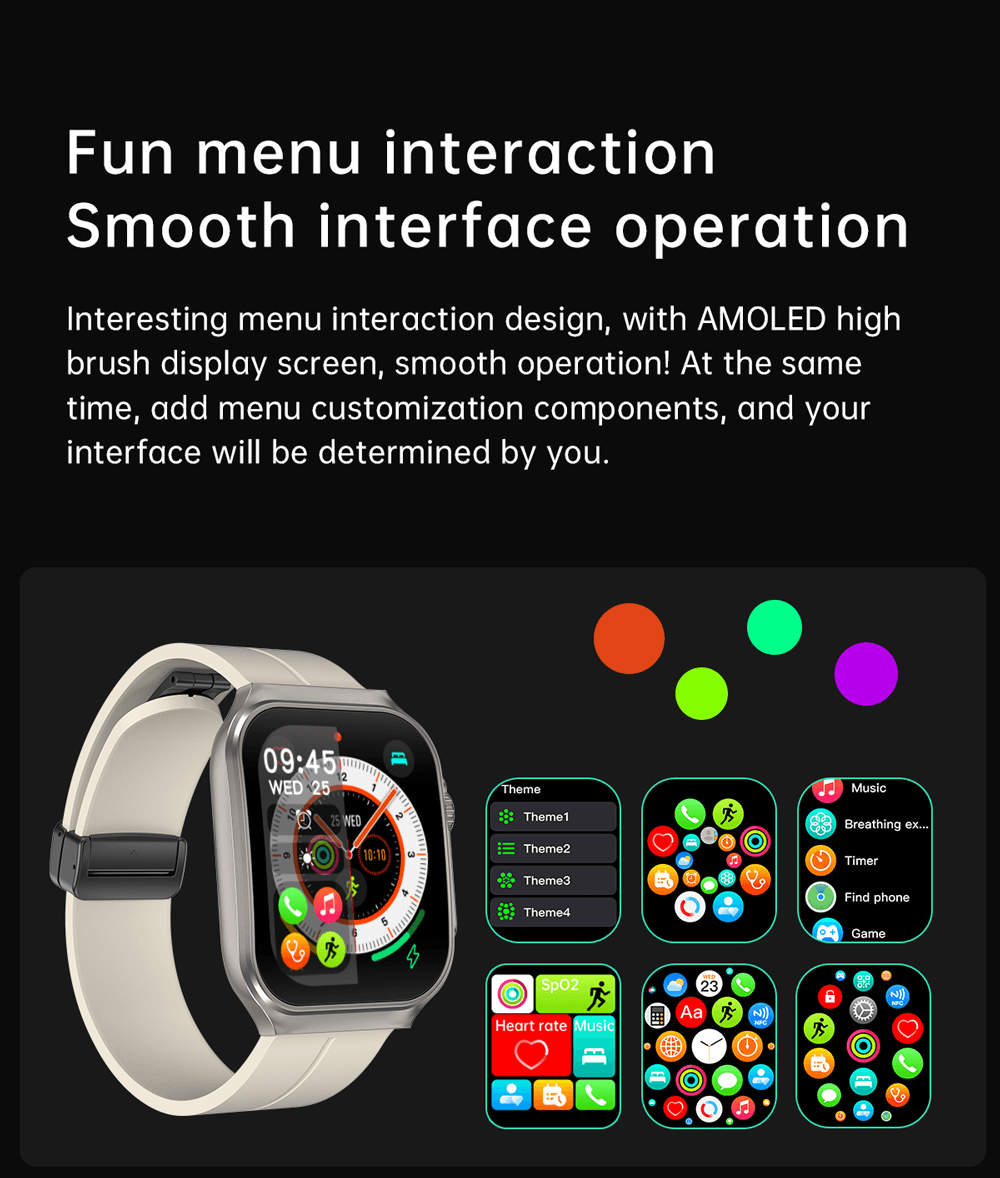 OA88 3D Flexible AMOLED Smartwatch product detail 18