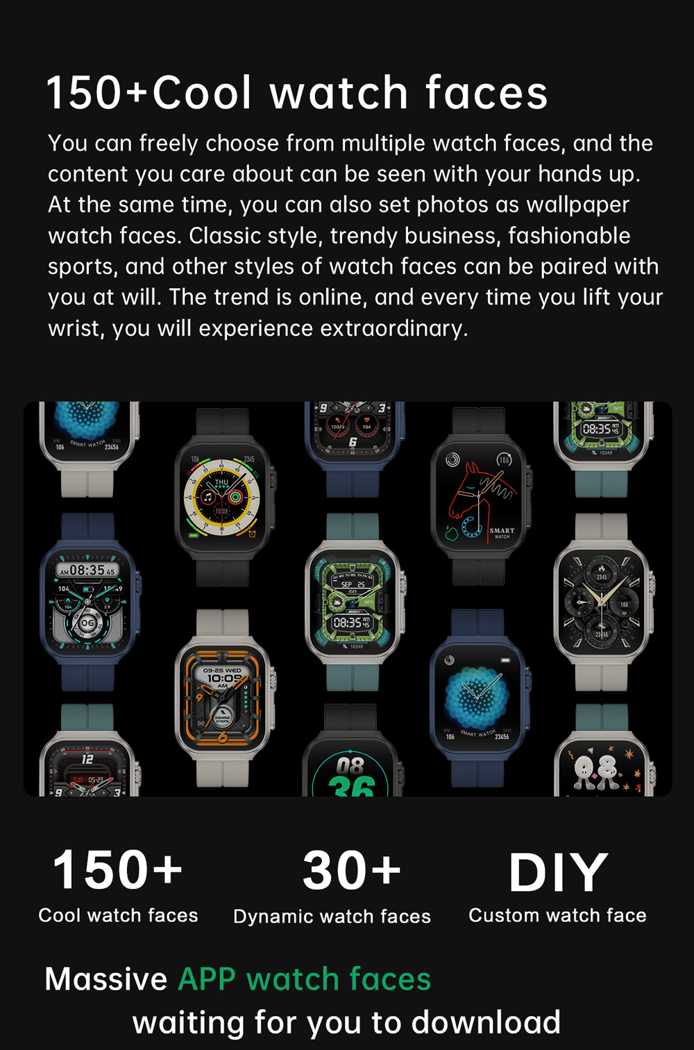 OA88 3D Flexible AMOLED Smartwatch product detail 19