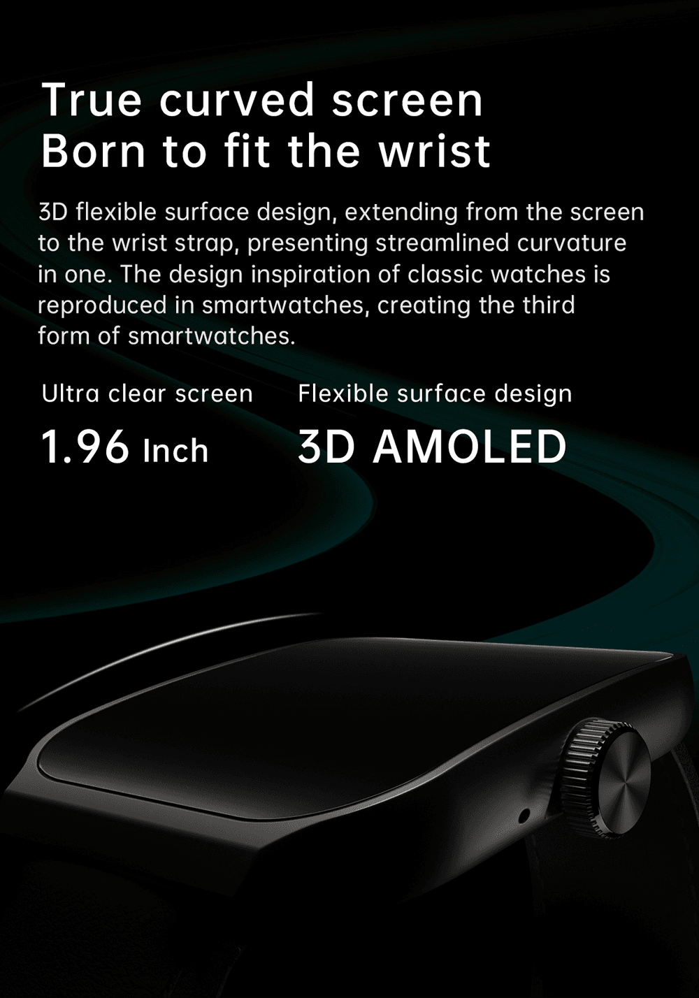 OA89 3D Flexible AMOLED Smartwatch product detail 4