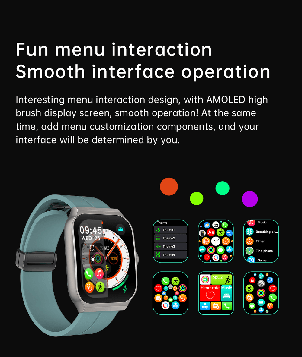 OA89 3D Flexible AMOLED Smartwatch product detail 6