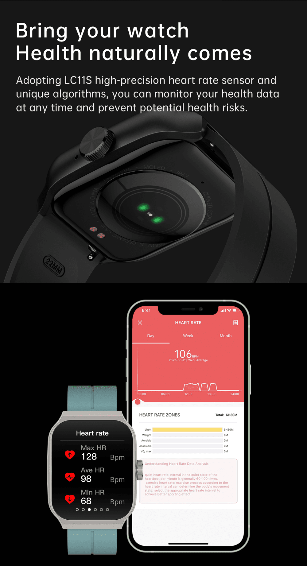 OA89 3D Flexible AMOLED Smartwatch product detail 14