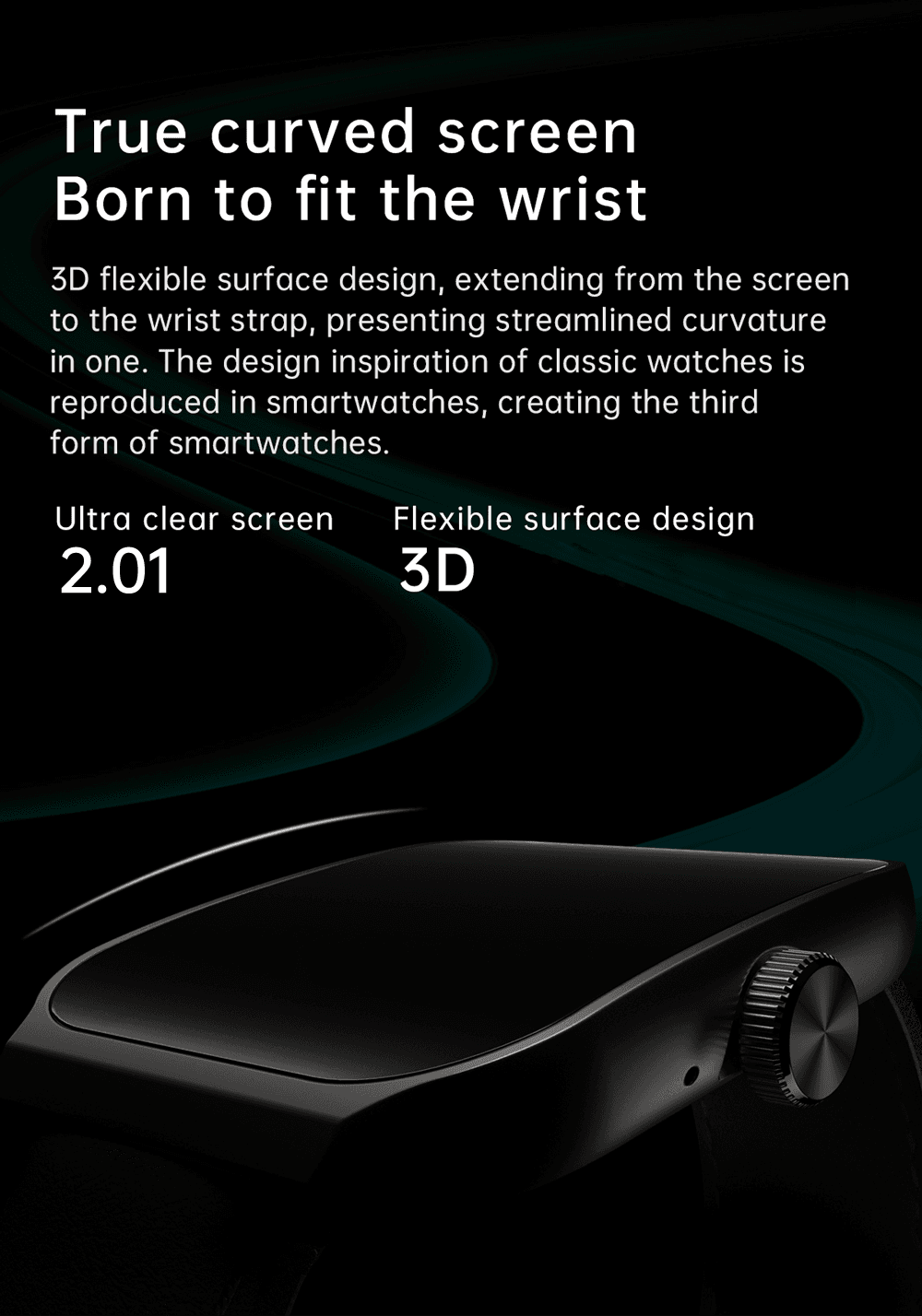 OV90 Curved Screen Smartwatch product detail 2