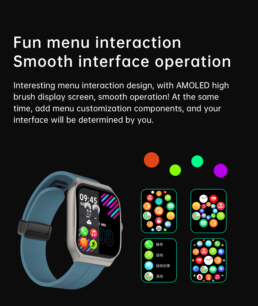 OV90 Curved Screen Smartwatch product detail 3