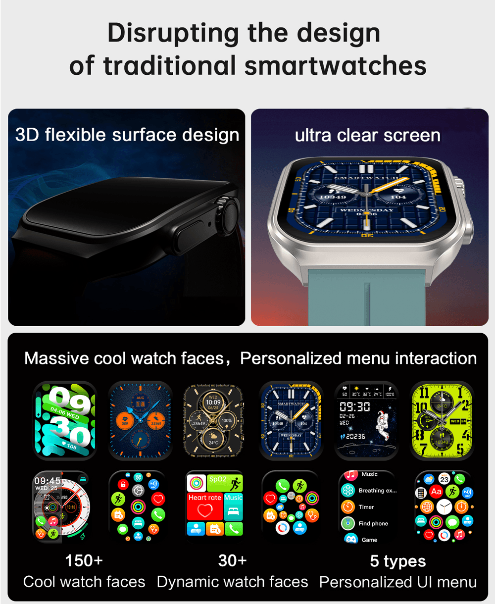 FUT88 3D Curved HD Smartwatch product detail 2