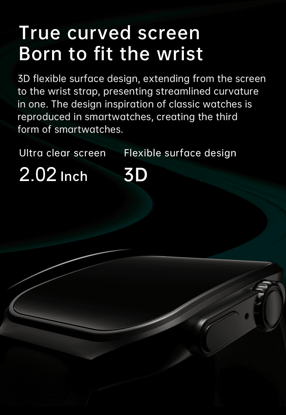 FUT88 3D Curved HD Smartwatch product detail 4