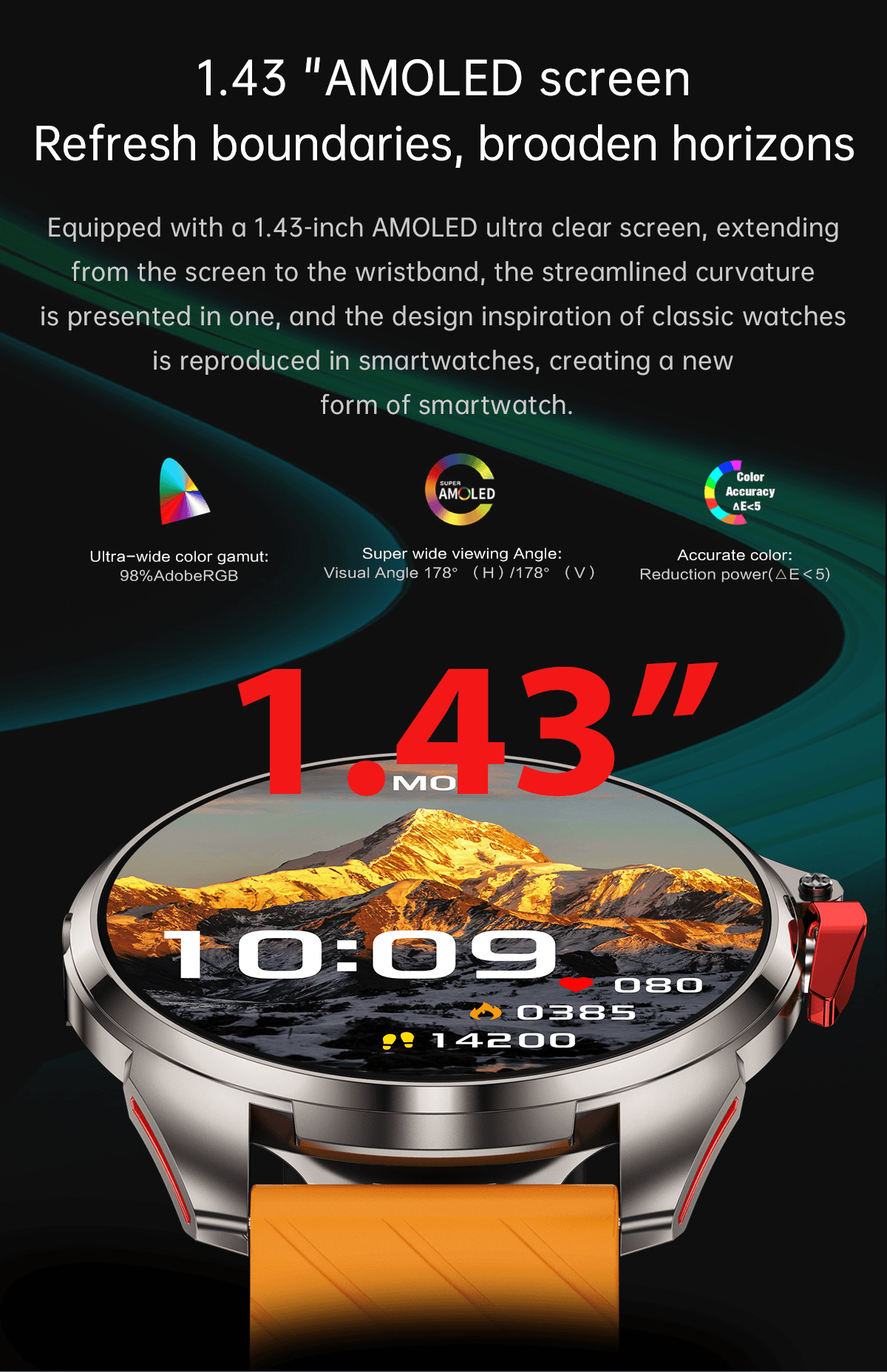 HX-No.1 Ultra-Thin AMOLED Bluetooth Watch product detail 4