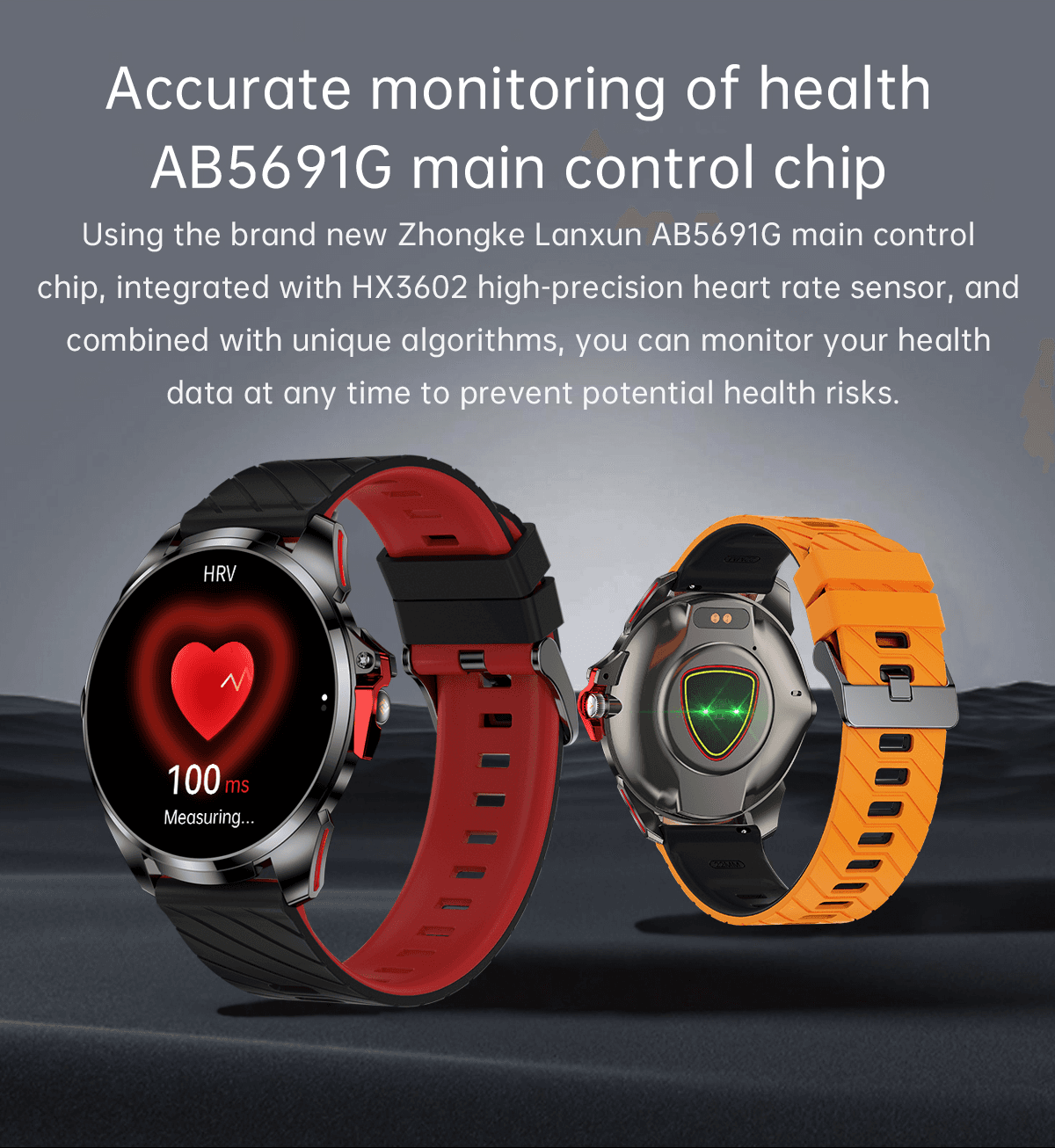 HX-No.1 Ultra-Thin AMOLED Bluetooth Watch product detail 5