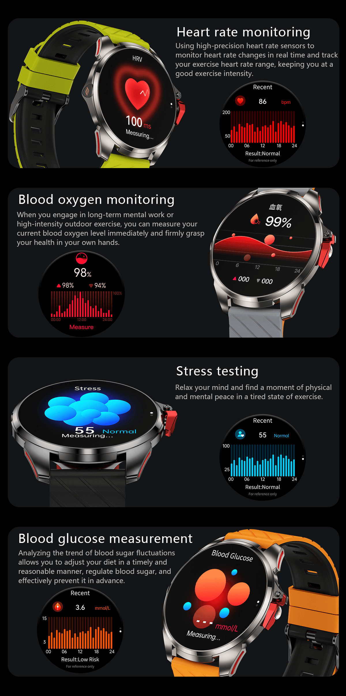 HX-No.1 Ultra-Thin AMOLED Bluetooth Watch product detail 6