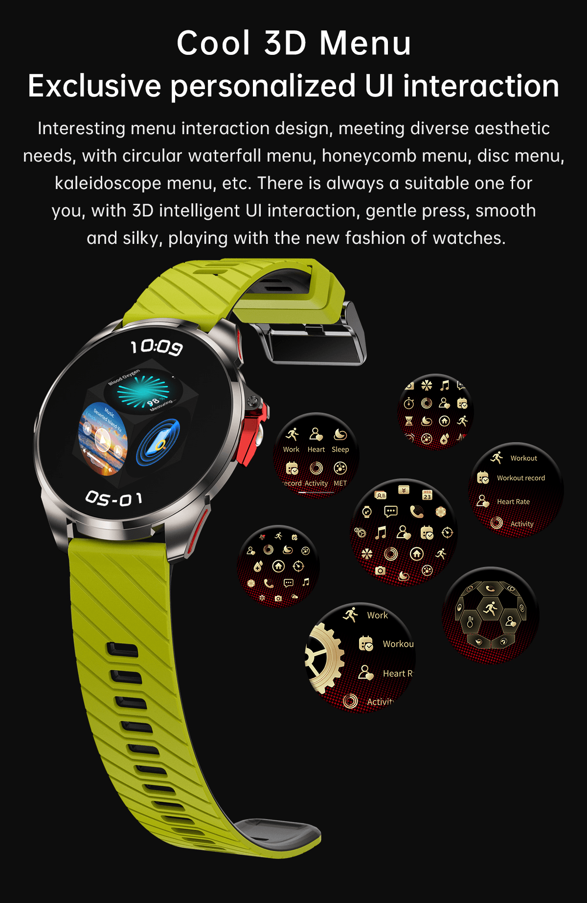 HX-No.1 Ultra-Thin AMOLED Bluetooth Watch product detail 16